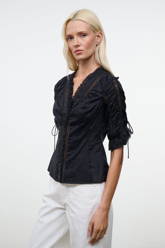 STAUD | Paolina Top Black