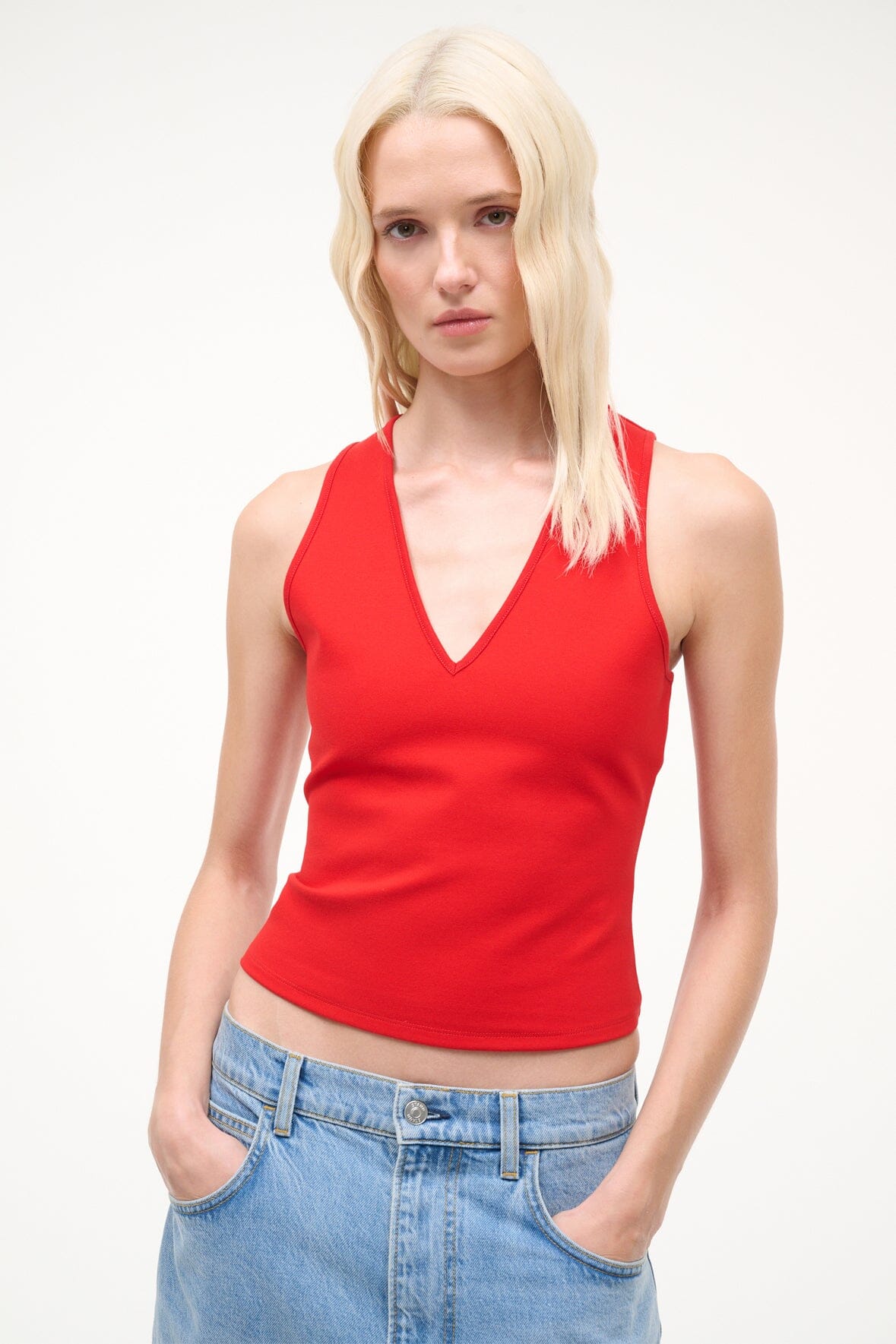 STAUD | Jesse Tank Cardinal