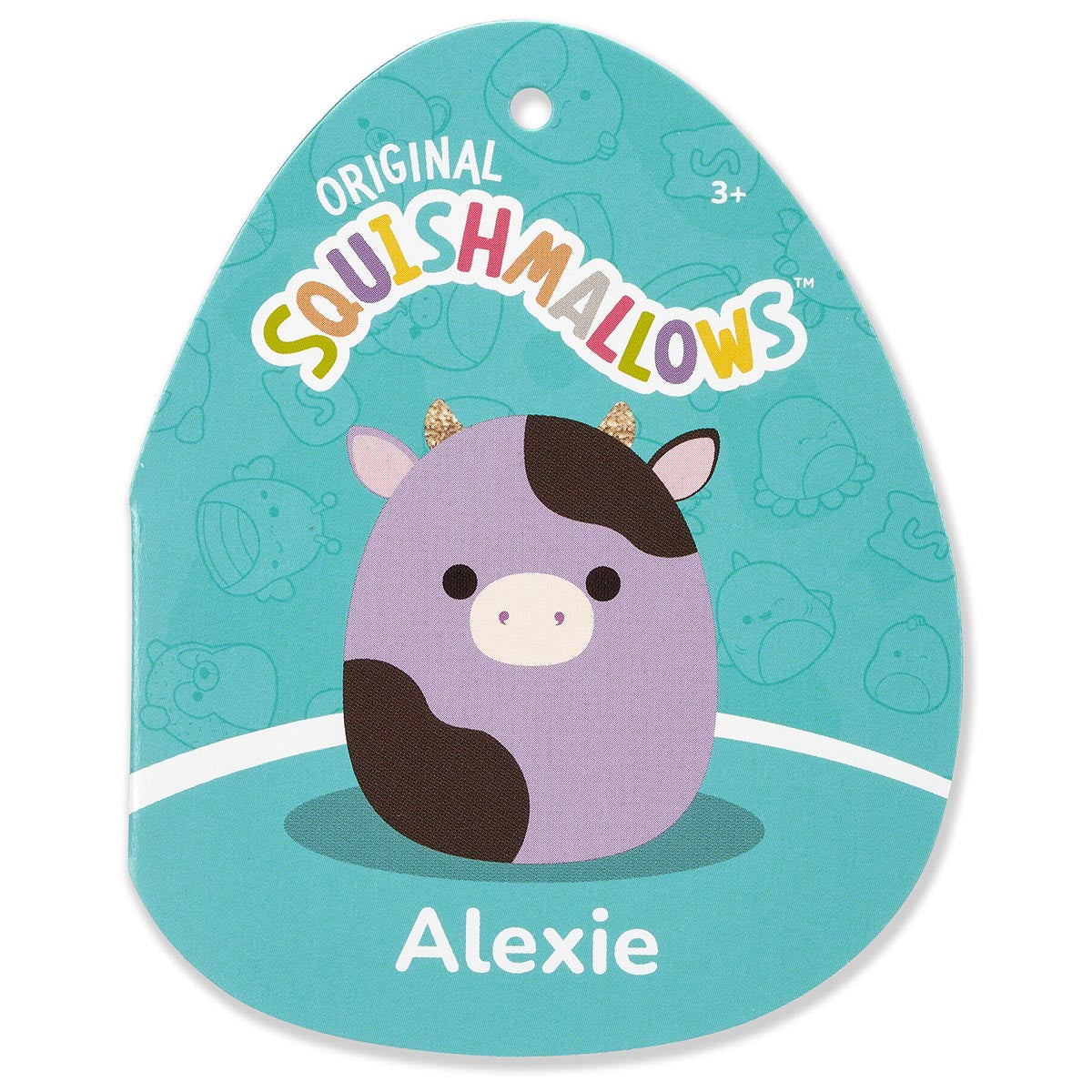 Squishmallows - Squishmallows 24" Alexie the Purple and Black Cow | Jazwares