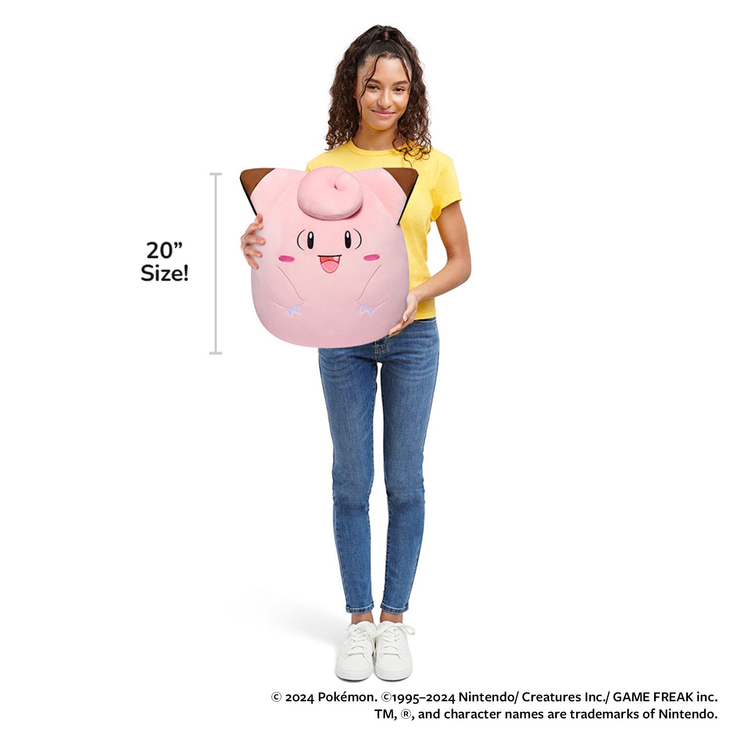 Squishmallows - Pokemon 20-Inch Clefairy | Jazwares