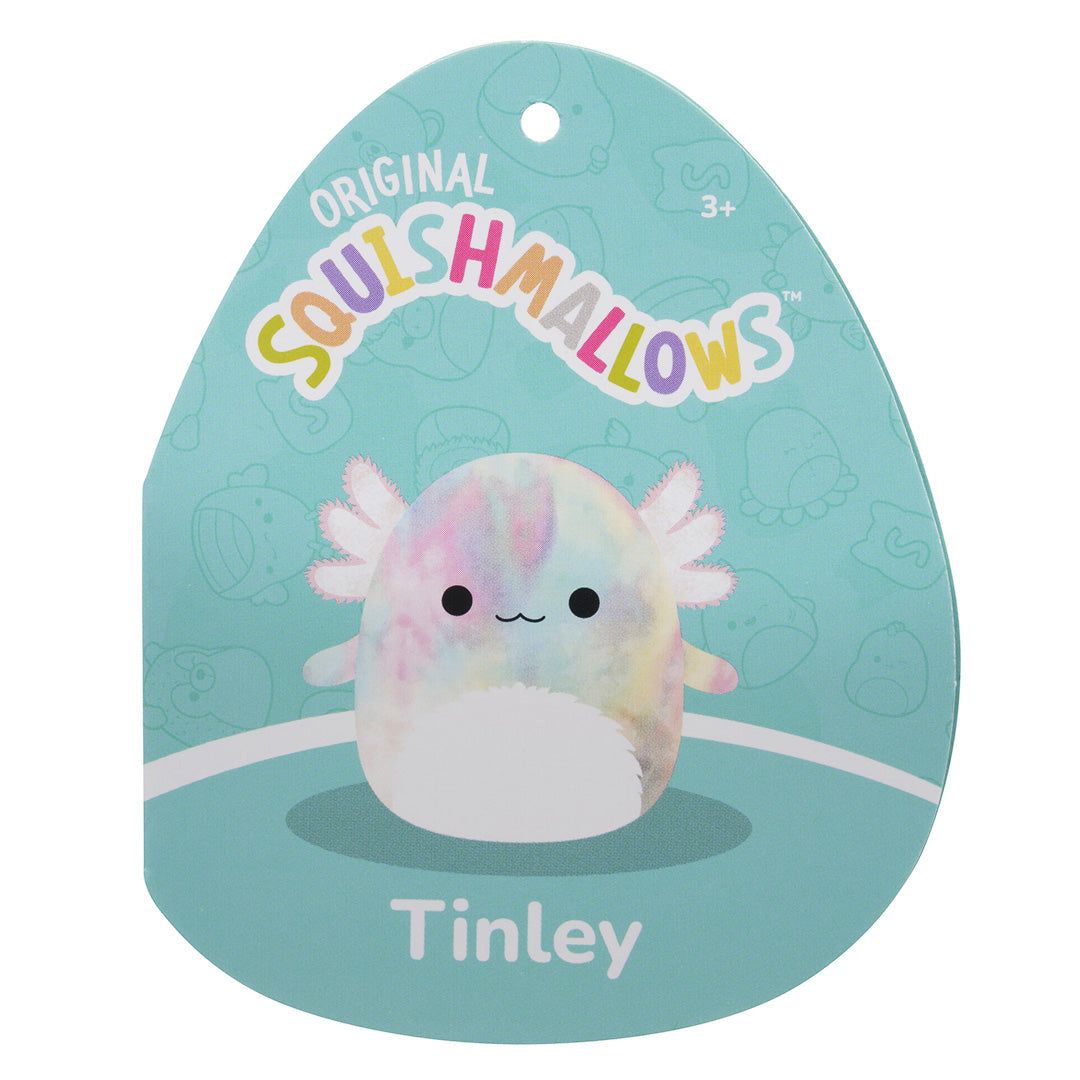 Squishmallows - Squishmallows 11" Tinley the Rainbow Tie-Dye Axolotl | Jazwares
