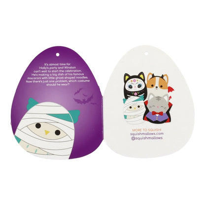 Squishmallows - Squishmallows 8" Winston the Owl in Mummy Outfit | Jazwares