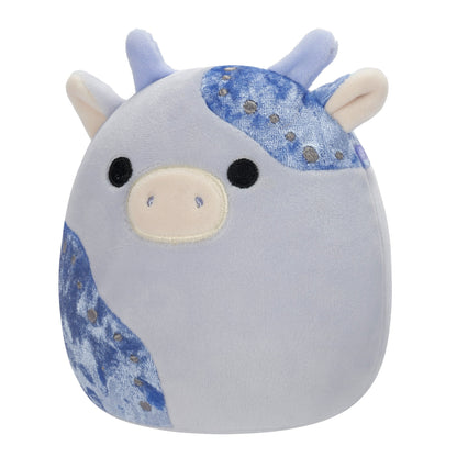 Squishmallows - Squishmallows 5" Marzio Light Blue Velvet Cow | Jazwares
