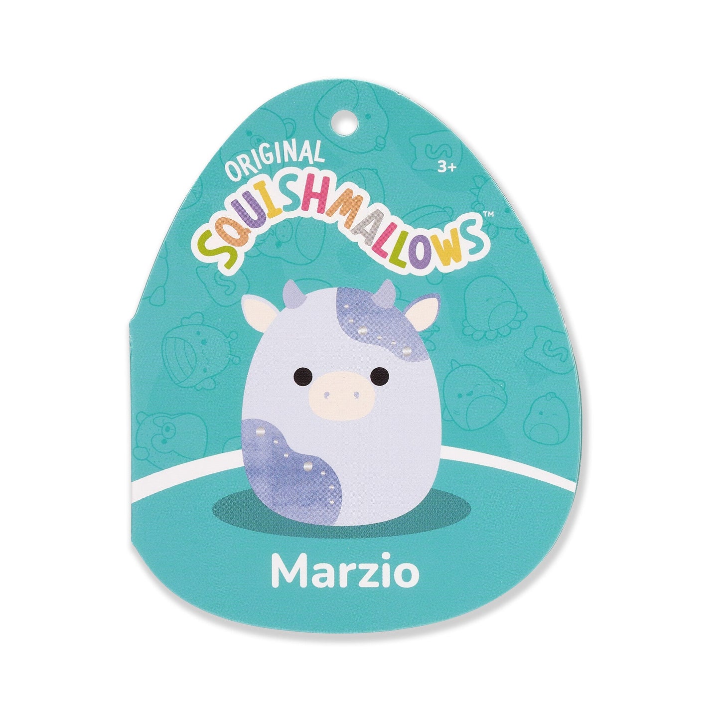 Squishmallows - Squishmallows 5" Marzio Light Blue Velvet Cow | Jazwares