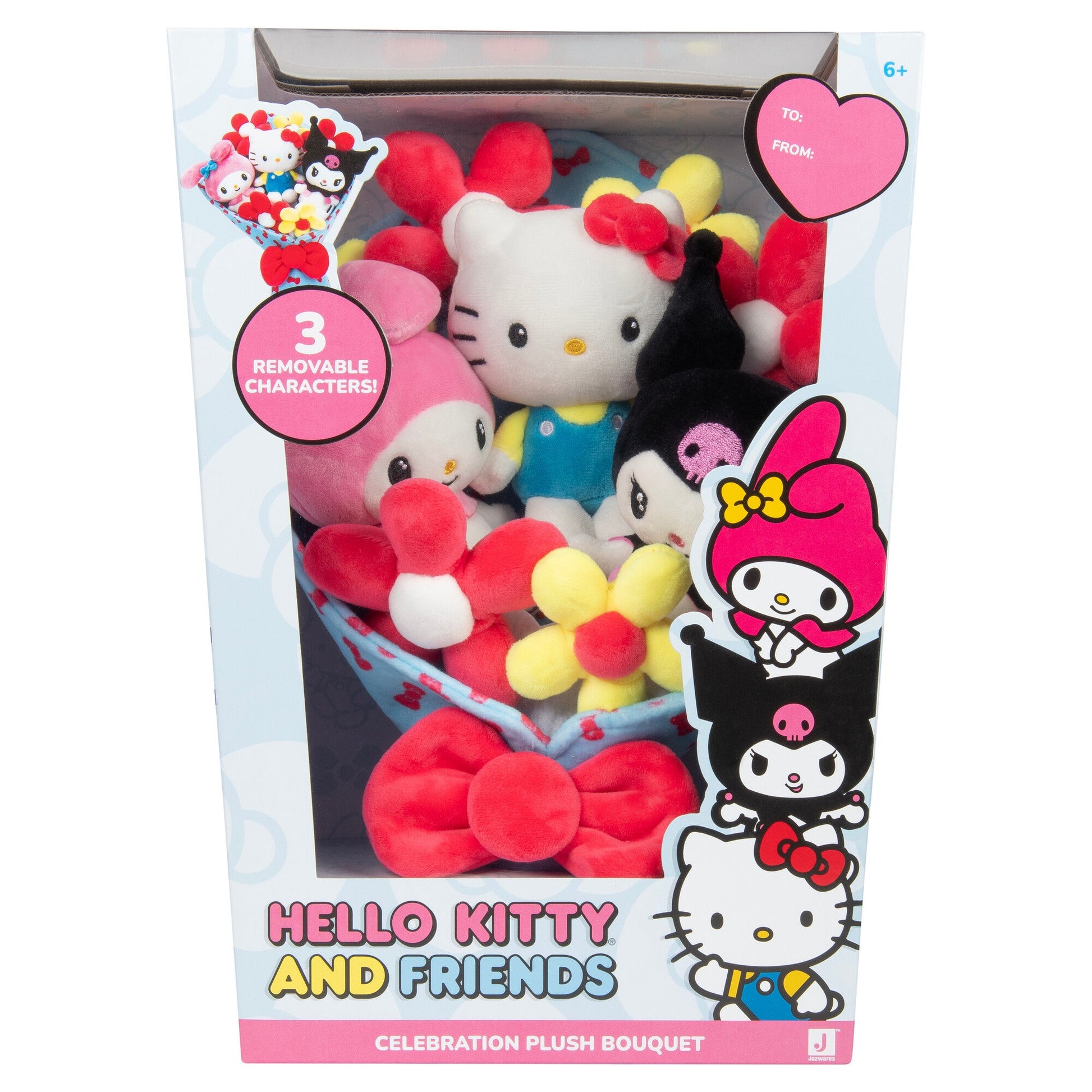 Squishmallows - Hello Kitty and Friends 12-Inch Plush Celebration Bouquet | Jazwares