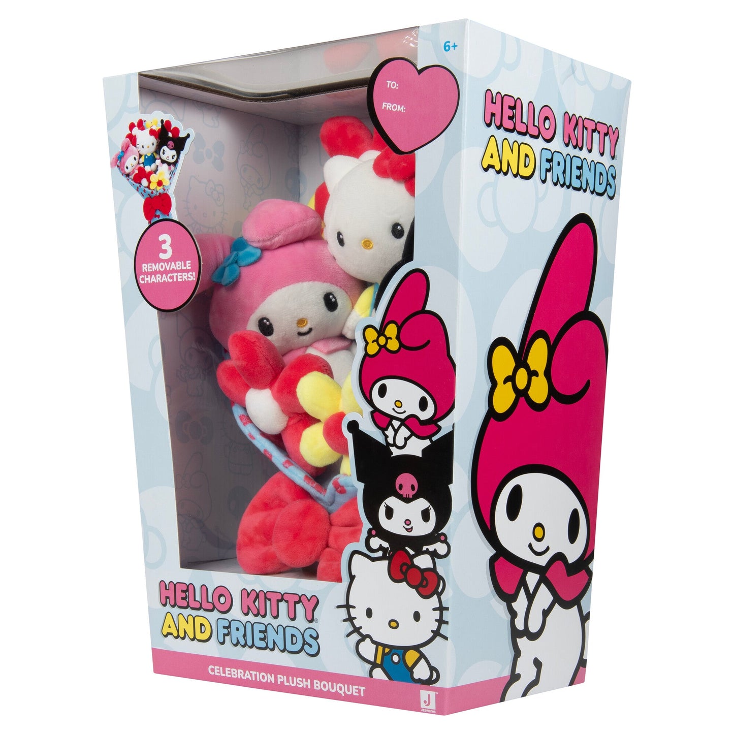 Squishmallows - Hello Kitty and Friends 12-Inch Plush Celebration Bouquet | Jazwares