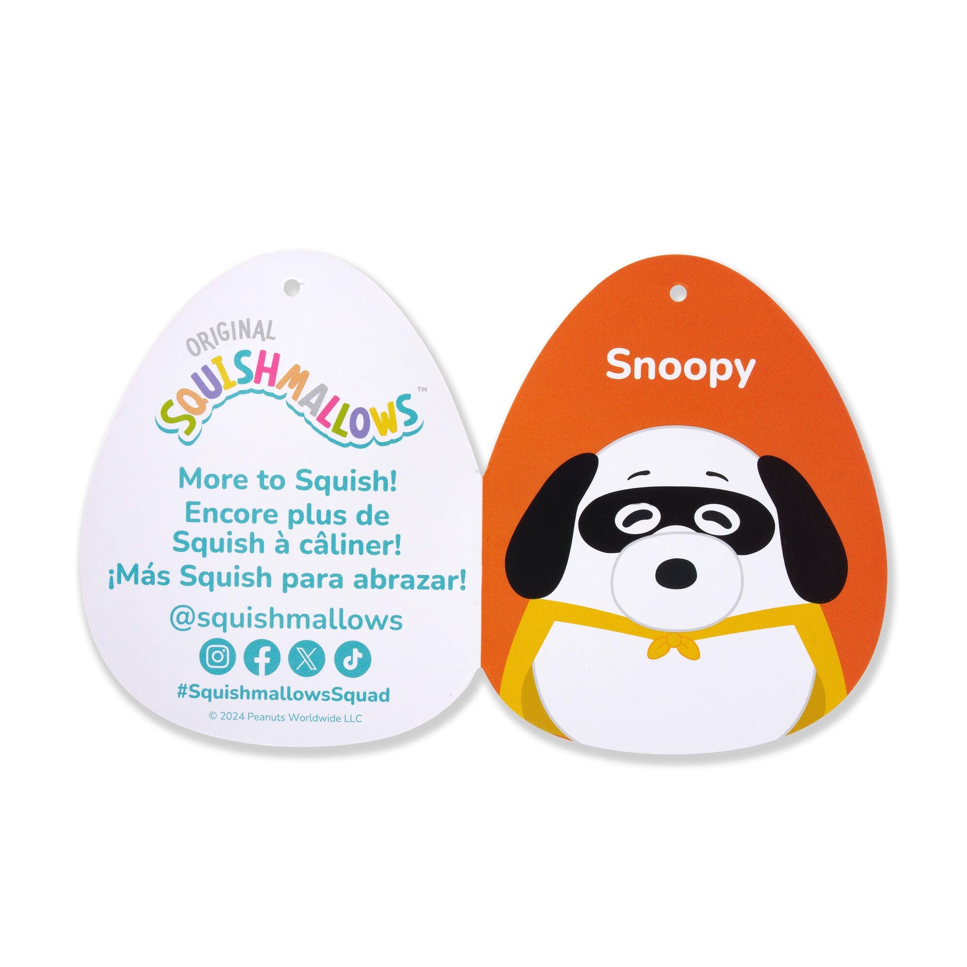 Squishmallows - Squishmallows Peanuts 8-Inch Superhero Snoopy Plush | Jazwares