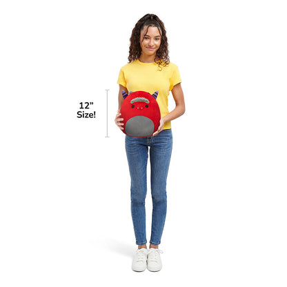 Squishmallows - Squishmallows 12" Jeb the Burgundy Monster | Jazwares