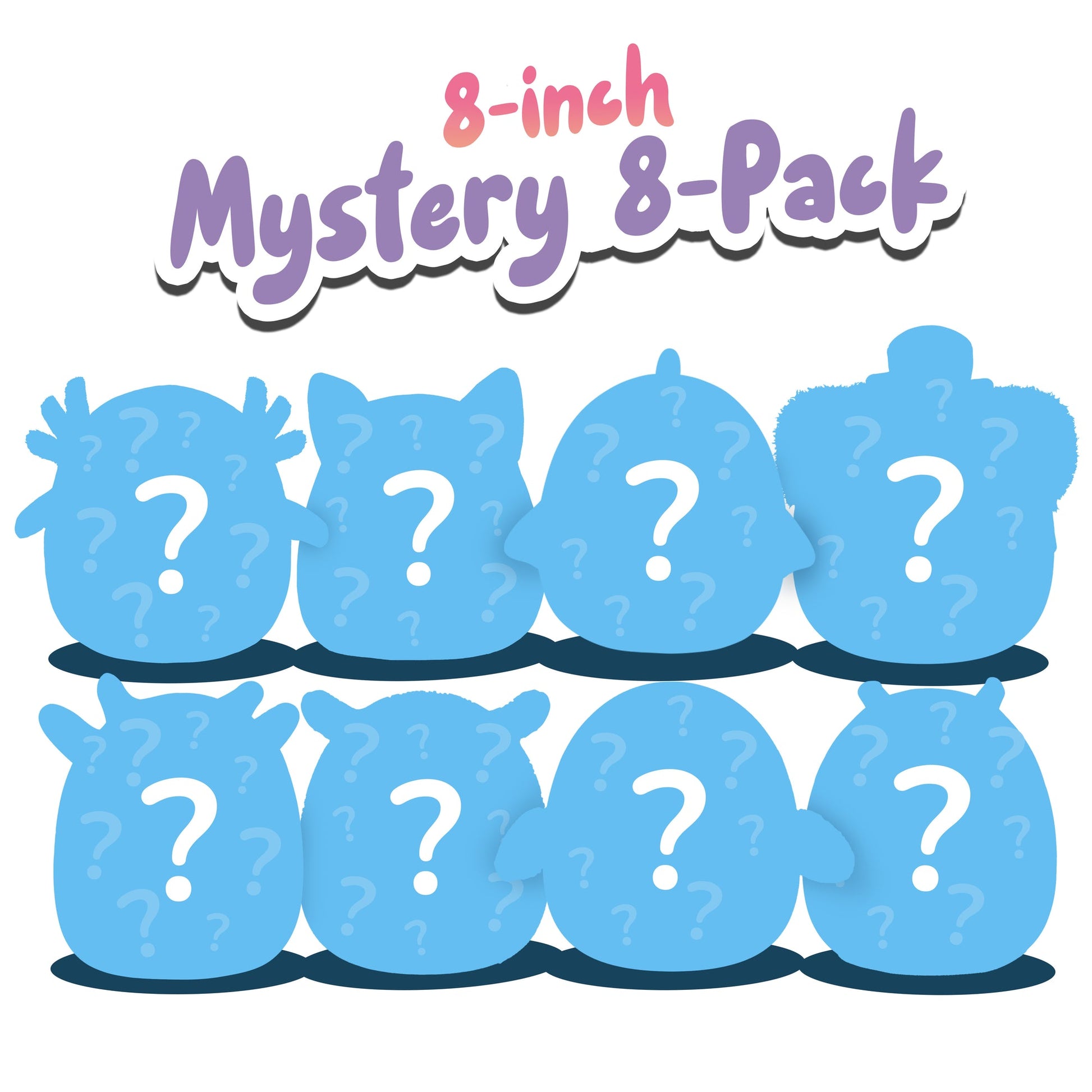 Squishmallows - Squishmallows 8-Inch Mystery Plush 8 Pack | Jazwares