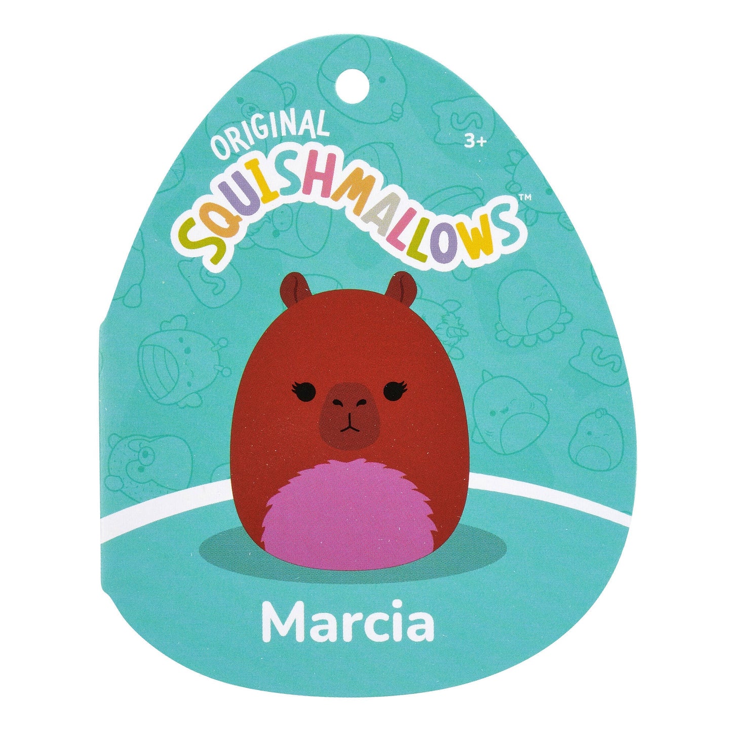 Squishmallows - Squishmallows 8" Marcia the Maroon Capybara | Jazwares