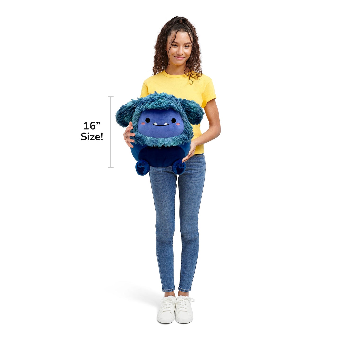 Squishmallows - Squishmallows 16" Dani the Navy Blue Bigfoot | Jazwares