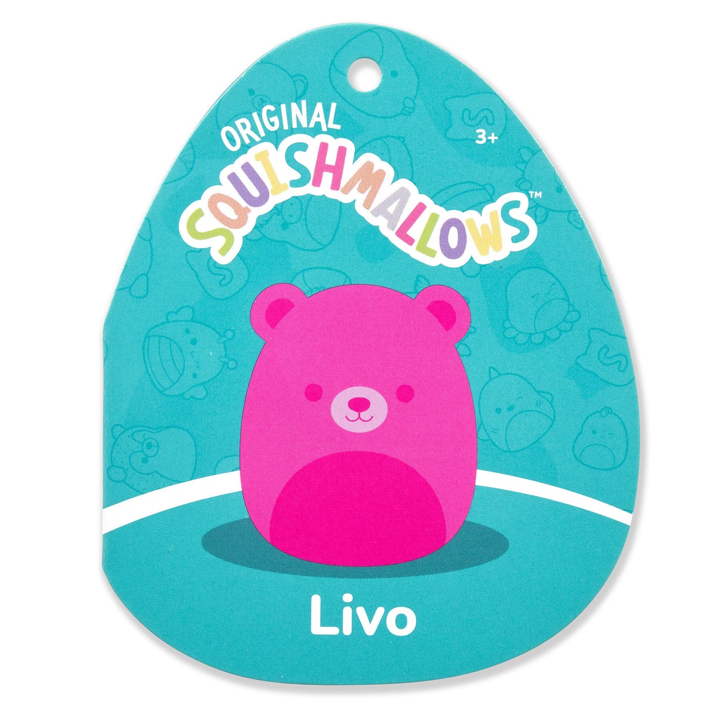 Squishmallows - Squishmallows 12" Livo the Neon Pink Bear | Jazwares