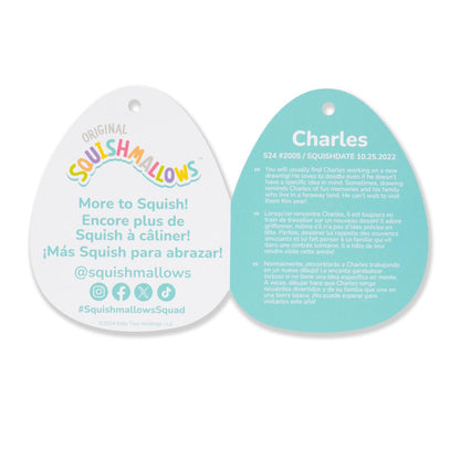 Squishmallows - Squishmallows 24-Inch Charles the Pickle with Mustache | Jazwares