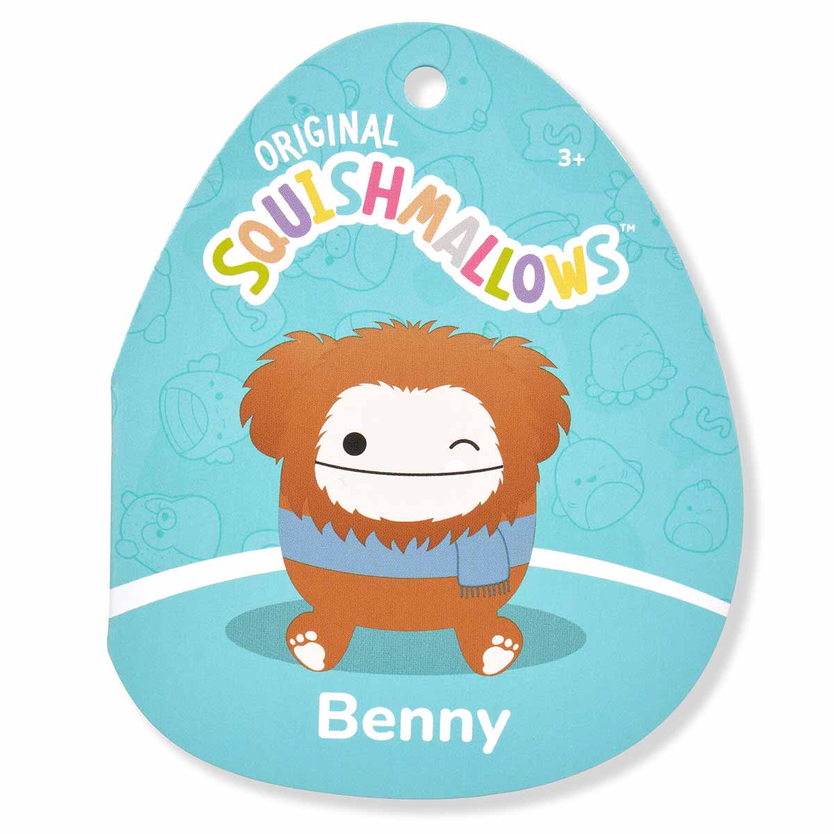 Squishmallows - Squishmallows 12" Benny the Bigfoot With Scarf | Jazwares