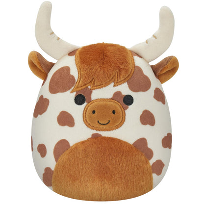 Squishmallows - Squishmallows Alonzo the Brown Spotted Highland Cow | Jazwares