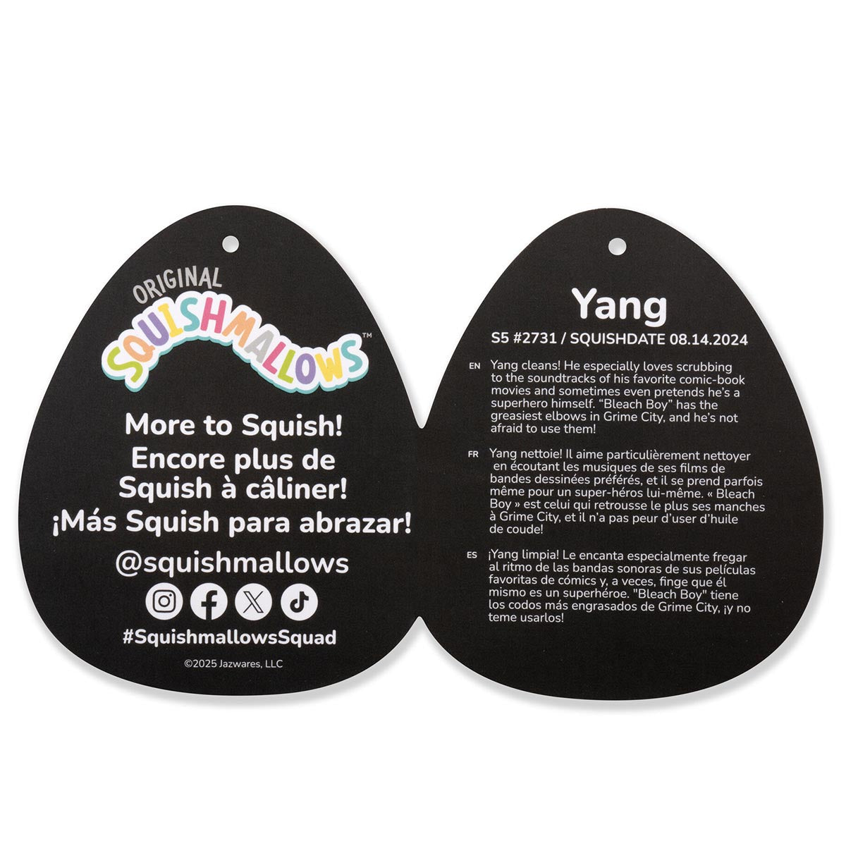 Squishmallows - Squishmallows 5" Valentine’s Salt & Pepper 2-Pack | Jazwares